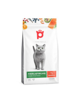 Petlebi Somonlu Kısırlaştırılmış Kedi Maması 2kg