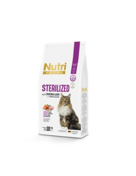 Nutri Feline Somonlu Tahılsız Kısırlaştırılmış Kedi Maması 10kg