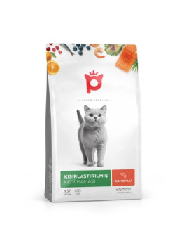 Petlebi Somonlu Kısırlaştırılmış Kedi Maması 10kg