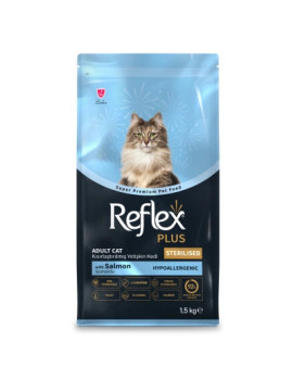 Reflex Plus Hipoalerjenik Somonlu Kısırlaştırılmış Kedi Maması 1,5kg