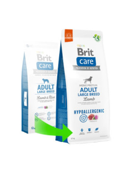 Brit Care Hipoalerjenik Mono Protein Kuzulu Büyük Irk Yetişkin Köpek Maması 12kg
