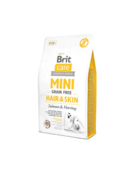 Brit Care Mini Hair&Skin Somonlu ve Ringa Balıklı Tahılsız Köpek Maması 2kg
