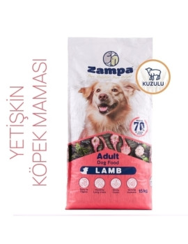 Zampa Kuzu Etli ve Pirinçli Yetişkin Köpek Maması 15kg