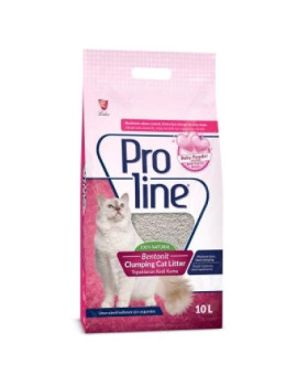 Proline Süper Topaklanan İnce Taneli Parfümlü Bentonit Kedi Kumu 10lt