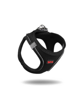 Tailpetz Air-Mesh Küçük Irk Köpek Göğüs Tasması 44-48cm (Siyah) [M]
