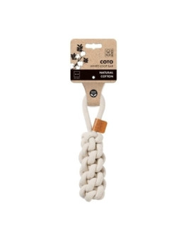 M-Pets Örgü Köpek Diş İpi 22cm (Beyaz)