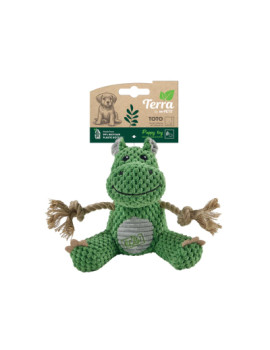M-Pets Terra Eco Toto Yavru Köpek Oyuncağı 17x11,5x15,5cm (Yeşil)