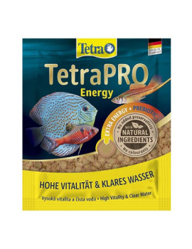 Tetra TetraPRO Energy Tropikal Balıklar İçin Cips Balık Yemi 12gr