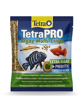 Tetra TetraPRO Algae Yosunlu Akvaryum Otçul Balık Cips Yemi 12gr