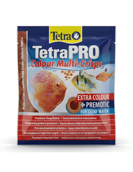 Tetra TetraPRO Colour Renklendirici Akvaryum Tropikal Balık Cips Yemi 12gr
