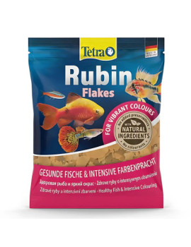 Tetra Rubin Renklendirici Akvaryum Süs Balığı Pul Yemi 12gr