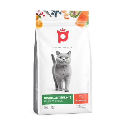 Petlebi Somonlu Kısırlaştırılmış Kedi Maması 2kg