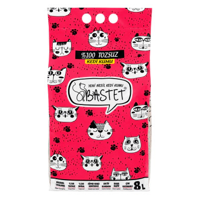 Bastet Premium Doğal Bentonit Kedi Kumu 8lt